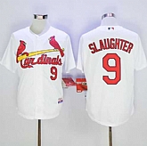 St. Louis Cardinals #9 Enos Slaughter White Cool Base Stitched Baseball Jersey,baseball caps,new era cap wholesale,wholesale hats